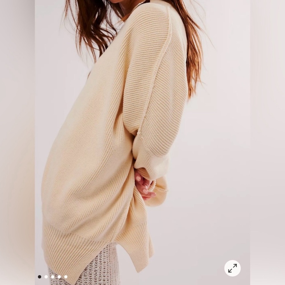 Free People Easy Street Tunic Creme - Picture 5 of 7